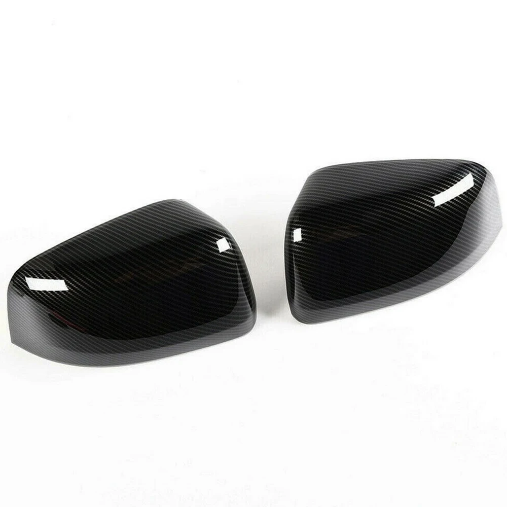 

1 Pair Rear view mirror cover Fairing For Jeep Grand Cherokee 11-16 Carbon Fiber Black Useful Latest