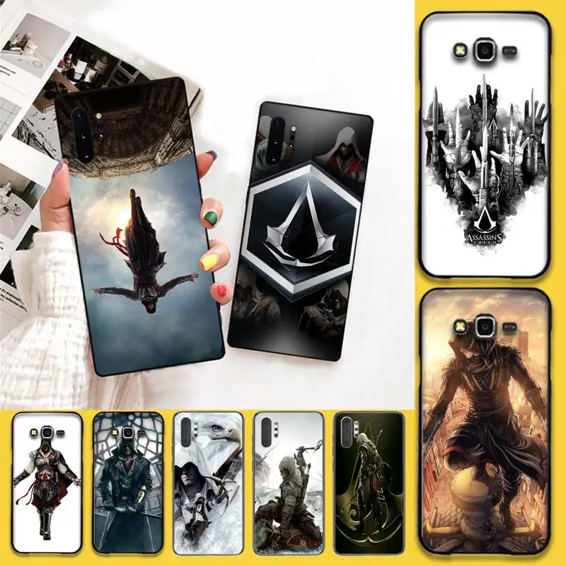 

HPCHCJHM Assassin's Creed DIY Luxury Phone Case For Samsung Note 7 8 9 10 pro Galaxy J7 J8 J6 Plus 2018 Prime