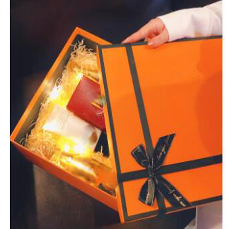 6pc Louis Vuitton Sunglasses Giftwrap Orange Gift Box Booklet Ribbon NEW  receipt