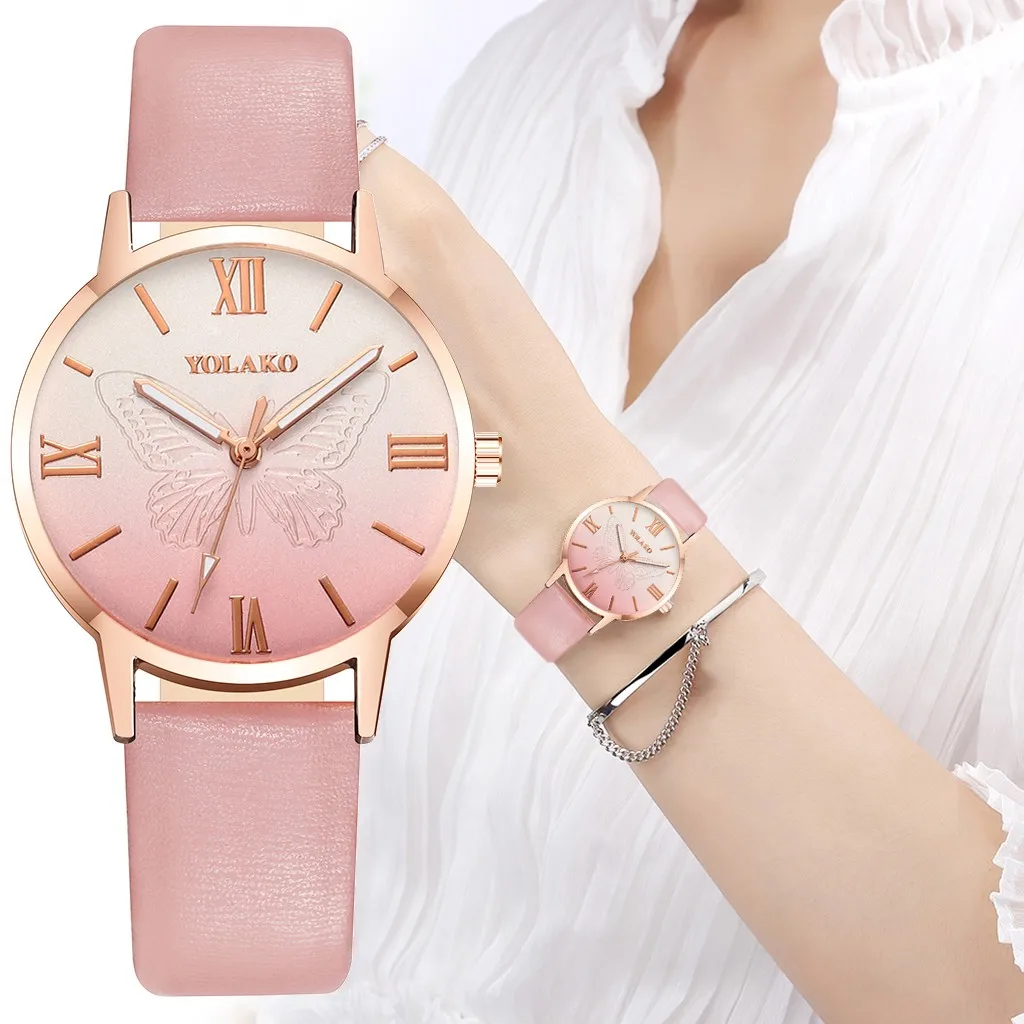 

Ms. Quartz Fashion Minimalist Gold Simple Scrub Dial Belt Stainless Steel Belt Quartz Watch Holiday Gift relogio feminino 50*