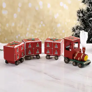 

New Kids Train Railway Trains Calendar Toy Christmas Train Model Children's Railway Set Kid's Trains Kid Rails Track Set