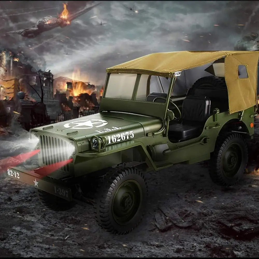 Радиоуправляемый Военный грузовик JJRC Q65 1:10 внедорожник с дистанционным