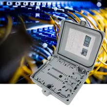 Оптоволоконная Клеммная коробка 12 ядро FTTH волоконно-оптический распределительный корпус IP65 волоконно-оптический соединительный лоток