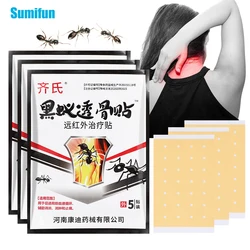 5Pcs/bag Ant Orthopedic Analgesic Plaster Arthritis Gout Treatment Heat Patch for Muscle Joint Waist Back Pain Chinese Medicines