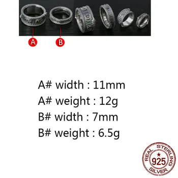 

S925 sterling silver ring new personality fashion couple student pair ring red snake shape letter G simple style