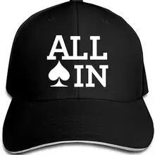 В Покер унисекс бейсбольная Кепка Классическая Регулируемая на липучке остроконечная сэндвич Кепка водителя грузовика