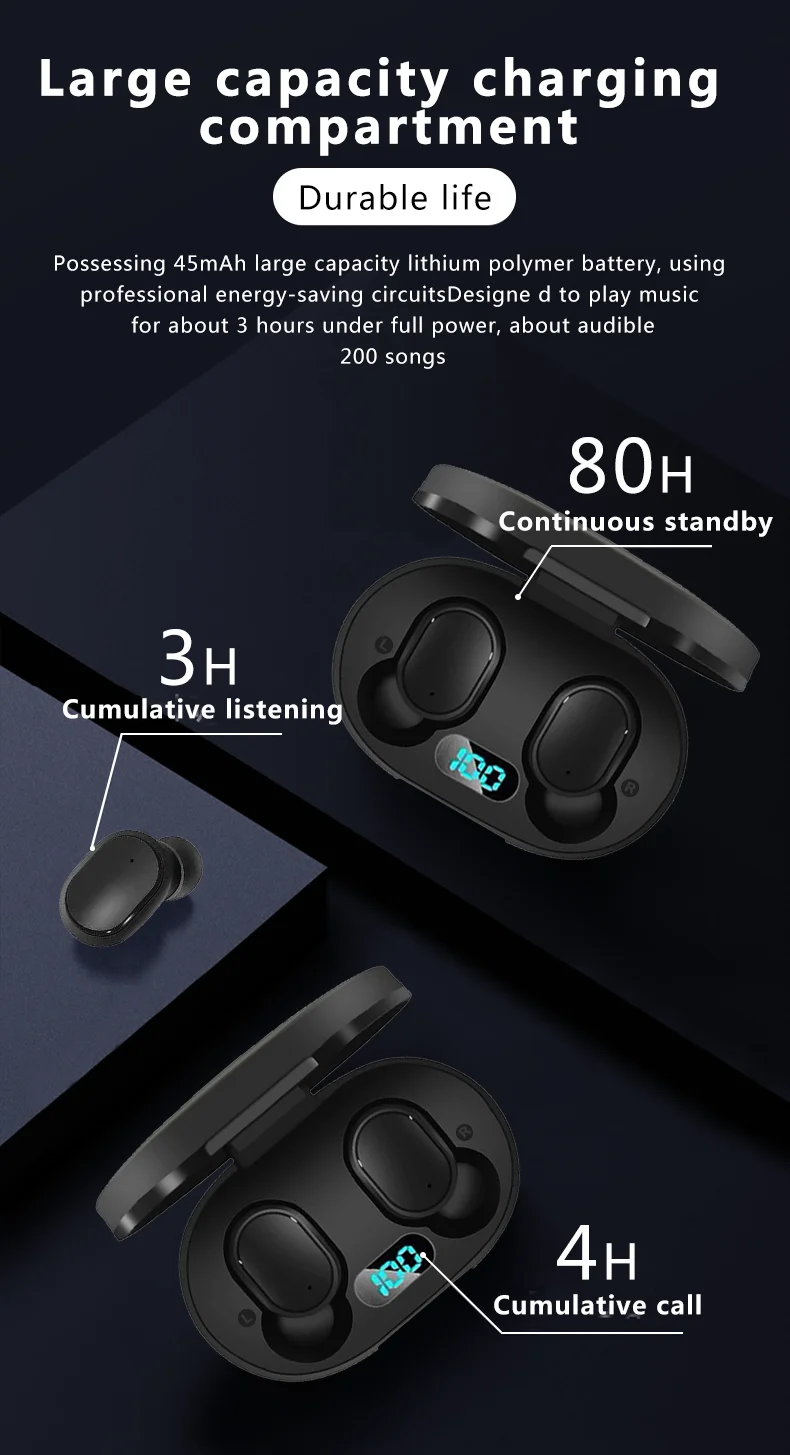 A6L TWS настоящие беспроводные Bluetooth наушники лучше, чем A6S для Airdots наушники для iPhone huawei samsung Xiaomi Redmi