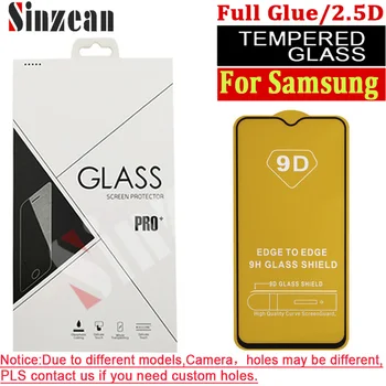 

Sinzean 200pcs 9D Full Glue Tempered Glass For Samsung A6/A8 Plus 2018/A9 Pro 2019/A7 2018(A750)/A720/A520/A320 2.5D Glass Film