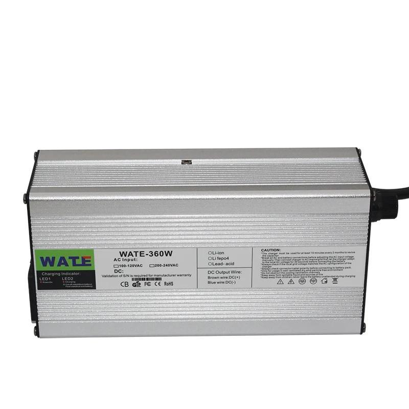 16.8V 20A Charger 14.8V Li-ion Battery Smart Charger Used for 4S 14.8V Li-ion Battery High Power With Fan Aluminum Case