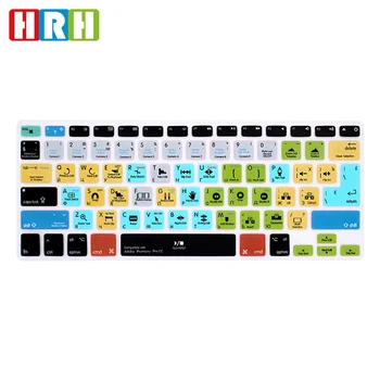

HRH Russian Premiere Pro CC Shortcuts Silicone Keyboard Skin Cover For MacBook Pro Retina Air 13" 15" Keyboard Protective Film