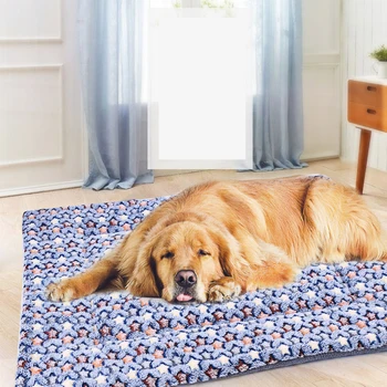 

4 Sizes Dog Bed Mat Memory Foam Breathable Dog Beds Oxford Bottom Orthopedic Mattress Beds For Small Medium Pet supplies
