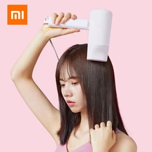 Xiaomi 1600 Вт профессиональный фен для волос отрицательный ион складной портативный мини Путешествия Быстрый сухой Фен