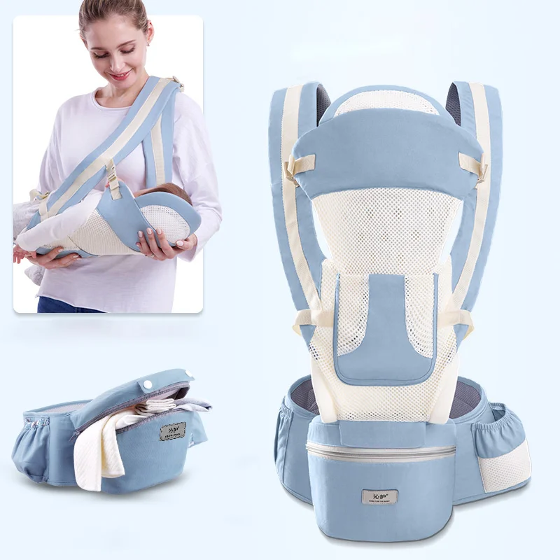 0-48 м дышащий передний детский Перевозчик Удобный слинг рюкзак сумка обертывание ребенка кенгуру Регулируемая коляска для путешествий ребенка - Цвет: 8