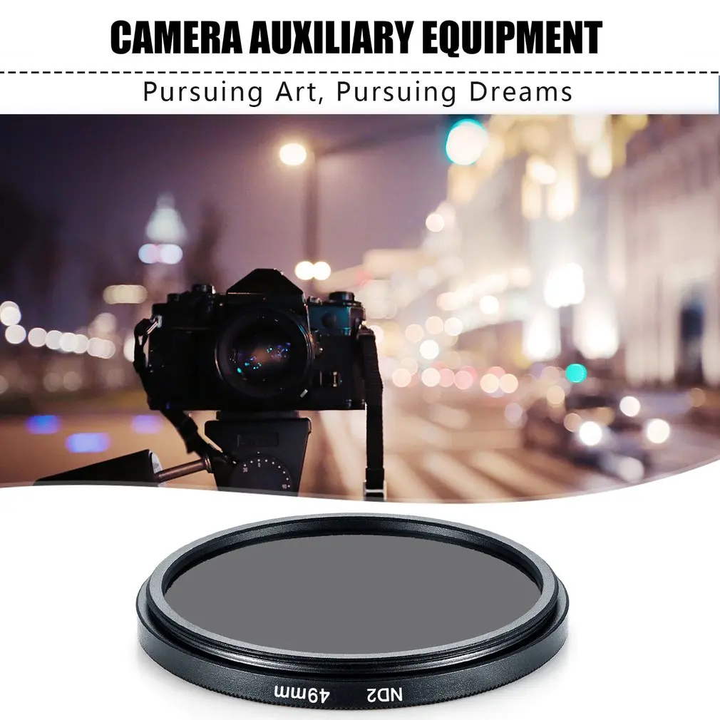 Camera Accessories ND2 Filter Lens Protecting Filter for canon for nikon Universal Camera Optical Glass Filter Camera Accessories ND2 Filter Lens Protecting Filter for canon for nikon Universal Camera Optical Glass Filter