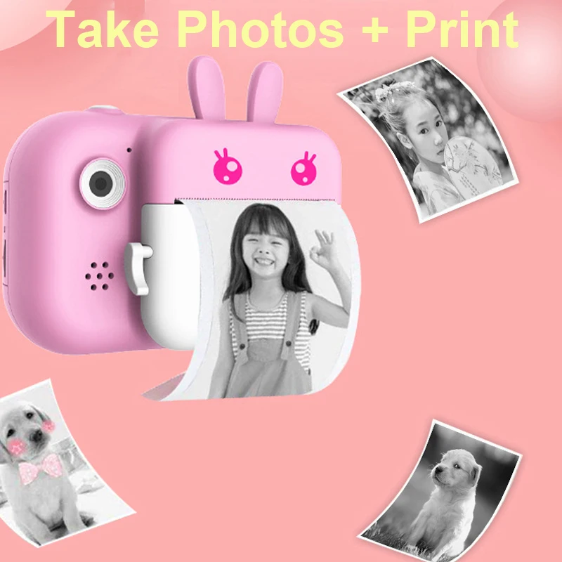 Children Camera Instant Print Camera For Kids 24MP