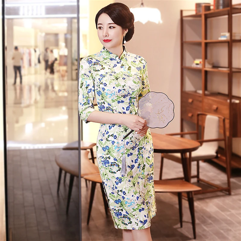 cheongsam dress plus size