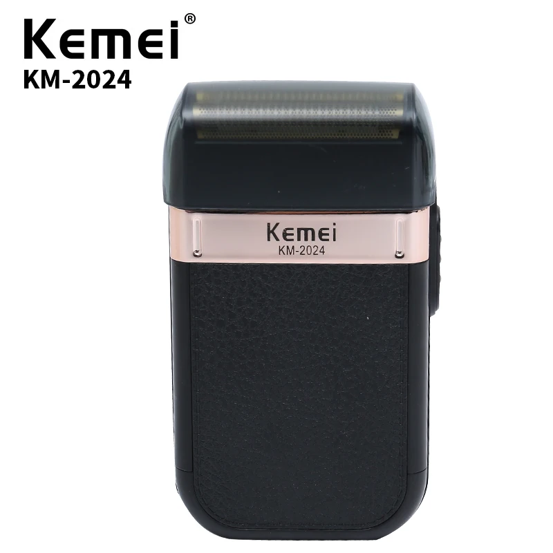 

Kemei USB Cordless Electric Shaver Men's Duplex Double Net Gold Silver Knife Mesh Portable Travel Men's Commodity KM-2024