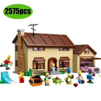 

16005 Kwik-E-Mart Simpsons House Model Building Blocks Bricks Compatible with Lepinblock 71006 71016 Gift Toys for Children