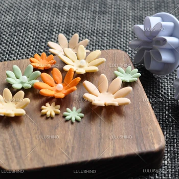 

4 pcs/lot Flower Series Daisy Plastic Cookie Cutters Set Cake Pastry Fondant Confeitaria Fruit Mold Chrysanthemum Shape