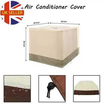

36x36x39 Inch Air Conditioner Protective Cover for Outside Units-Durable AC Cover Waterproof Anti-Dust Anti-Snow Cleaning Cover