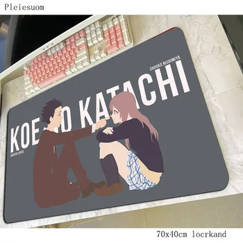 

Koe No Katachi mouse pad 700x400x4mm mousepads High quality gaming mousepad gamer big personalized mouse pads keyboard pc pad