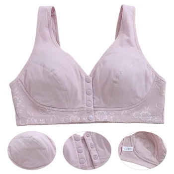 

2019 Women Soft Clothings Nursing Bras Maternity Breastfeeding Pregnant Bra Cotton Underwear 38-46/