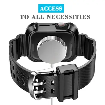 

New Sport Strap For Apple Watch Band Apple Watch 4 3 Case Iwatch Band 44mm Correa Pulseira Protective cover