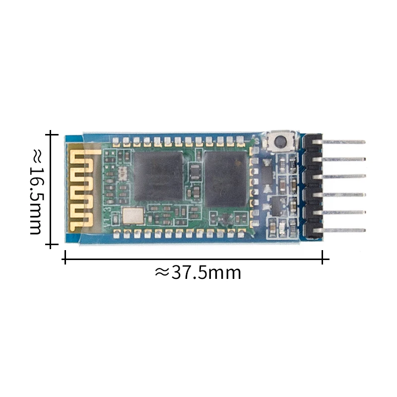 HC-05 5 pin 20 шт HC-05 HC-06 master-slave 6pin/4pin анти-реверс, встроенный Bluetooth серийный проходной модуль, беспроводной Серийный - Цвет: HC-05 5 pin