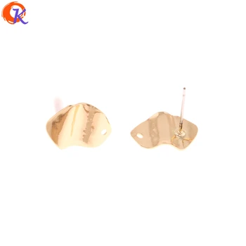 

Cordial Design 100Pcs 11*16MM Jewelry Making/Earring Accessories/Wave Oval Shape/DIY/Earring Stud/Hand Made/Earring Findings