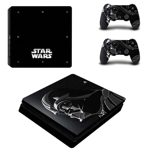 P4SQB0054 Star Wars полное покрытие лицевые панели PS4 тонкая кожа Виниловая наклейка, стикер для консоли Playstation 4 и контроллеров PS4 тонкий стикер кожи - Цвет: P4SQB0054