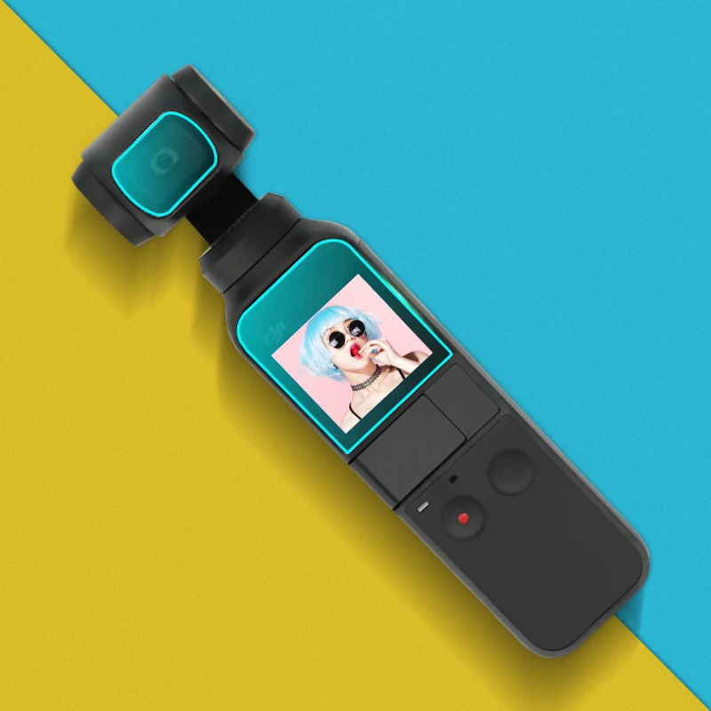 Tempered Glass Screen Protector Cover For DJI OSMO Pocket 2 Handheld Gimbal Action Camera Lens LCD Protection Film Case | Электроника