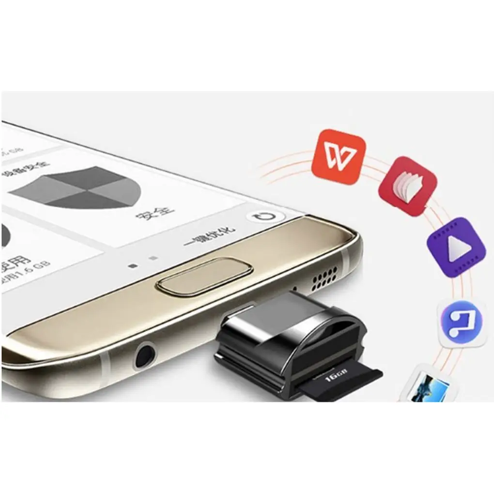Высокоскоростной USB 3,1 телефон камера TF кард-ридер OTG Micro USB порт устройство для чтения карт памяти аксессуар
