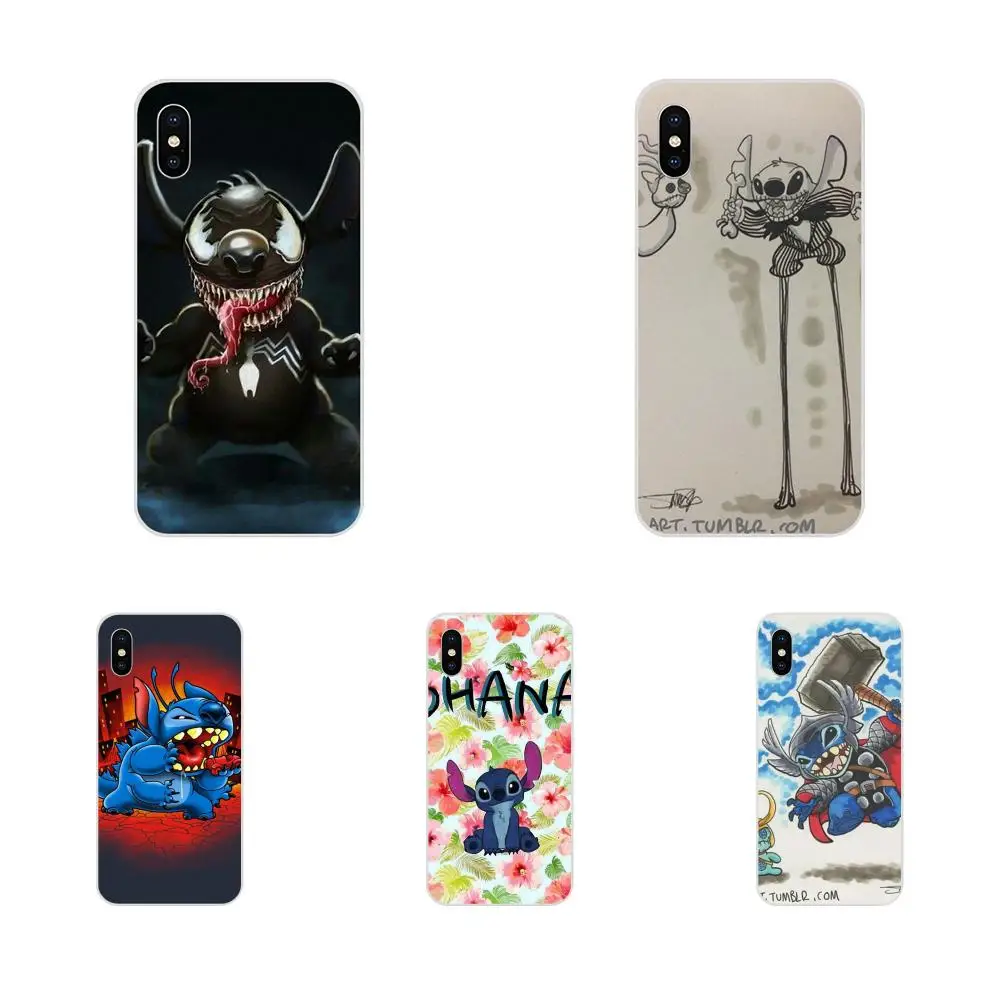 Защитный корпус телефона &quotЛило и Стич&quot Лежа для Galaxy J1 J2 J3 J330 J4 J5 J6 J7 J730 J8 2015 2016 2017