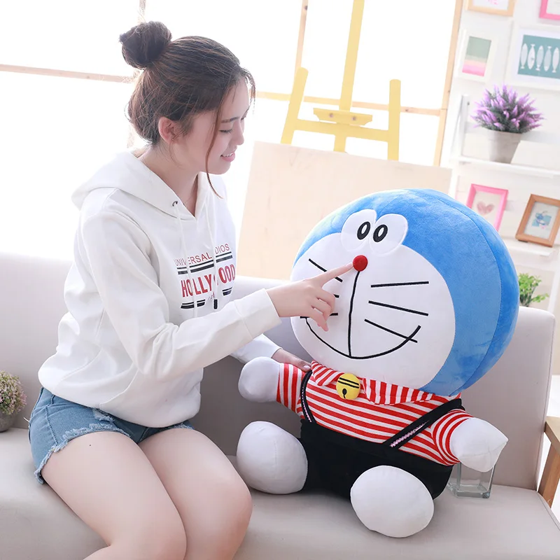 Doraemon Doll Plush Toy Robot Blue Fat Rag Doll Pillow Cushion Home Decoration Sofa Cushion Child Doll Birthday Gift Girl