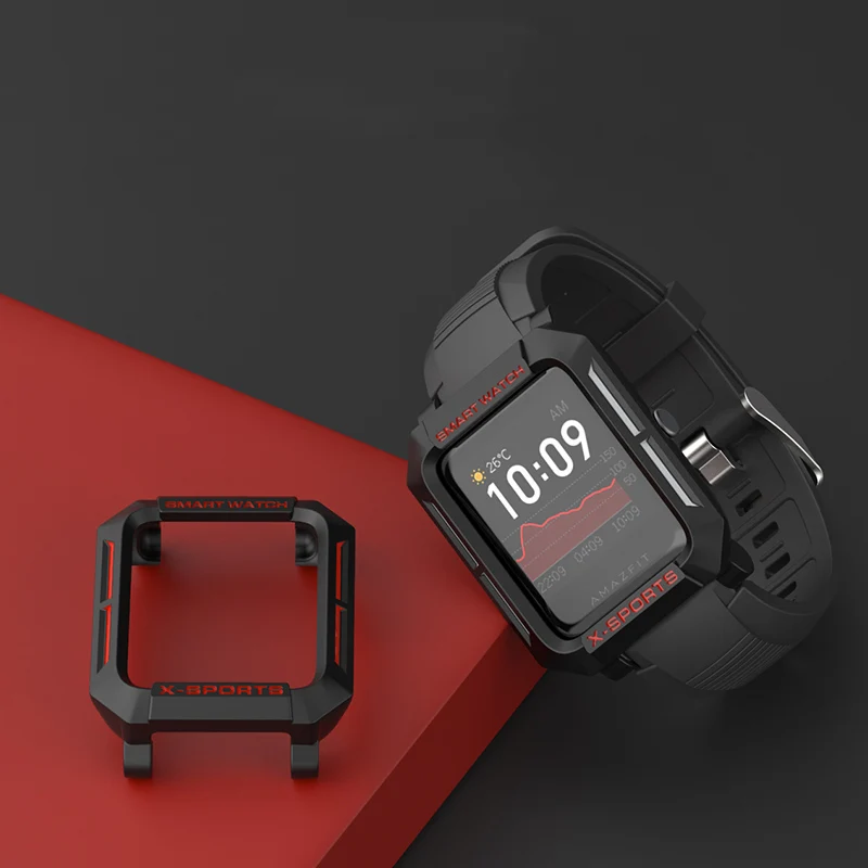 Защитный чехол для Xiaomi Huami Amazfit Bip S противоударный Lite аксессуары умных