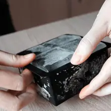 4-полость большие силиконовые напиток кубика льда Пудинг Желе инструменты DIY для домашнего мыла прессформы Еда лоток плесень V0N8