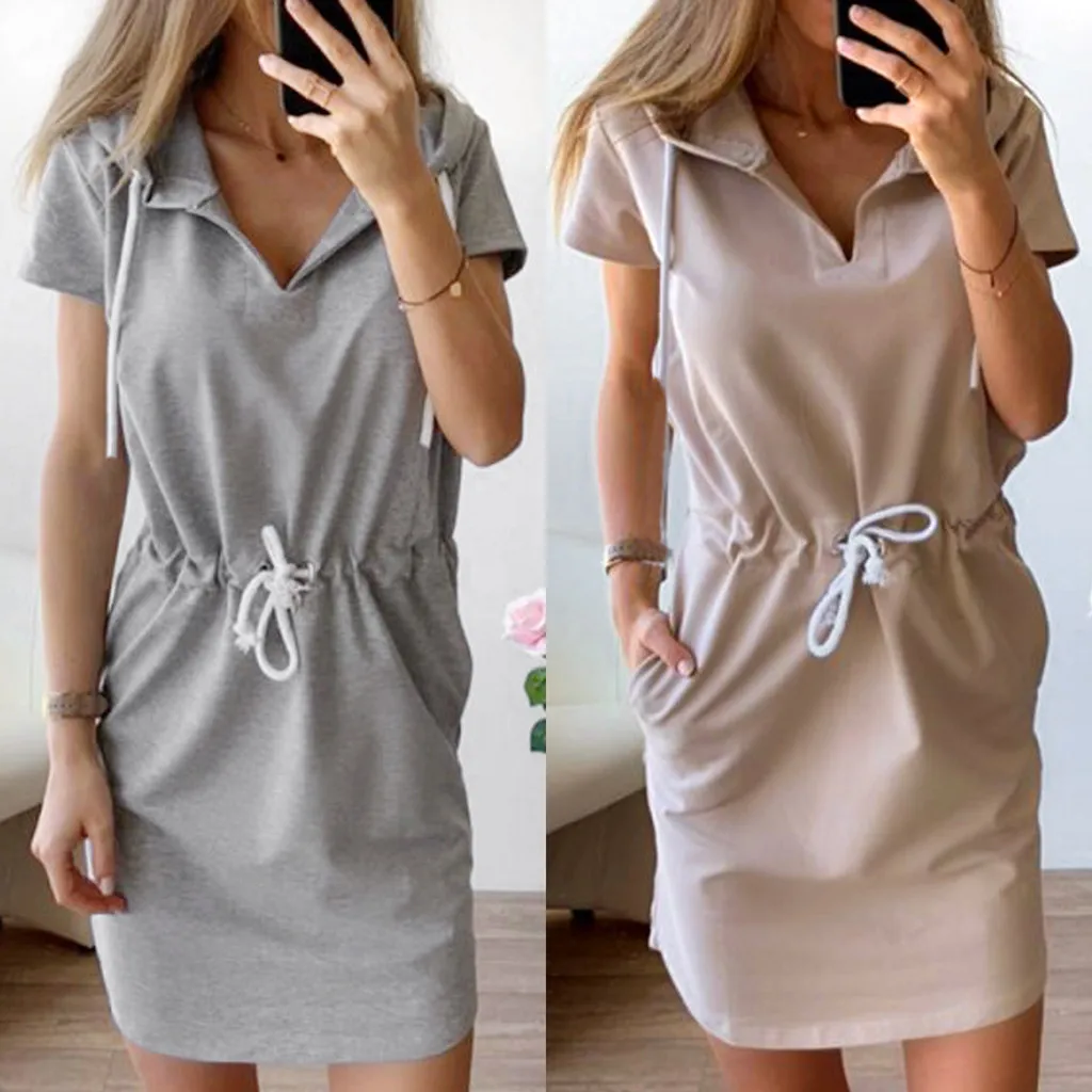 hoodie mini dress