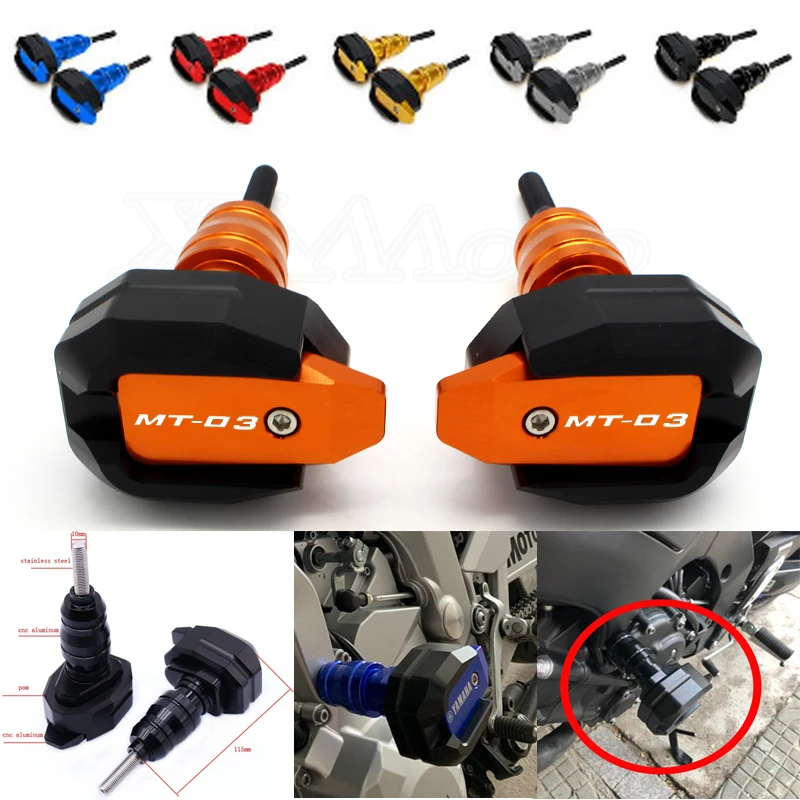 

For YAMAHA MT-03 MT03 MT 03 Motorcycle Accessories Falling Protection Frame Slider Fairing Guard Anti Crash Pad Protector