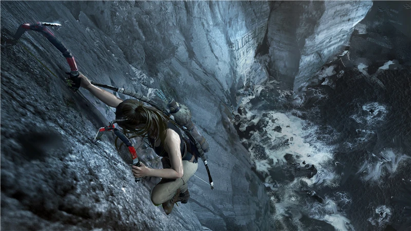 Печать художественный постер Tomb raider Lara Rise of the Tomb Raider печать картины lara tomb raider Печать на холсте