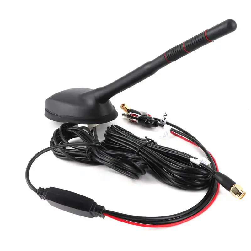Car DAB+GPS+FM Antenna Aerial Active Amplified Top Roof Mount DAB