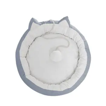 

Cute Cat Ears Warm Winter Kennel Lovely Dog Bed Cat Sofa Cushion Fluffy Soft