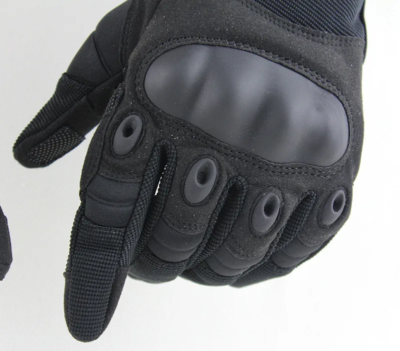 Outdoor microfiber black shell opening Hiking Gloves Military Tactical Combat Gloves Full Finger Breathable Gloves