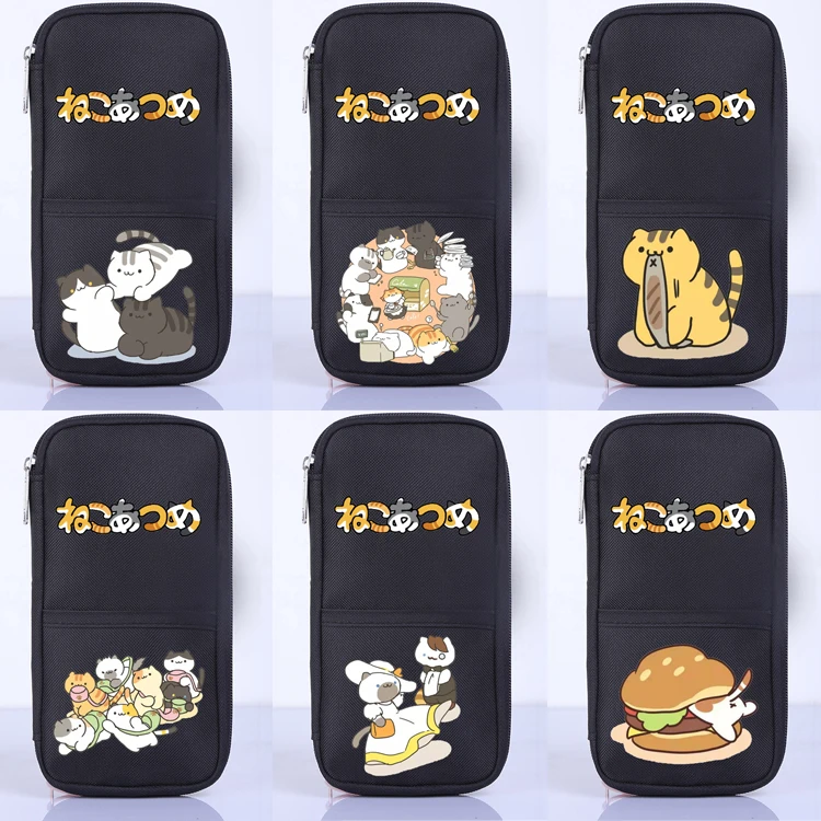 Neko Atsume студент, школа, Офис Канцелярские принадлежности хранения Косплей Ручка Карандаш Чехол Сумка кошелек унисекс подарок