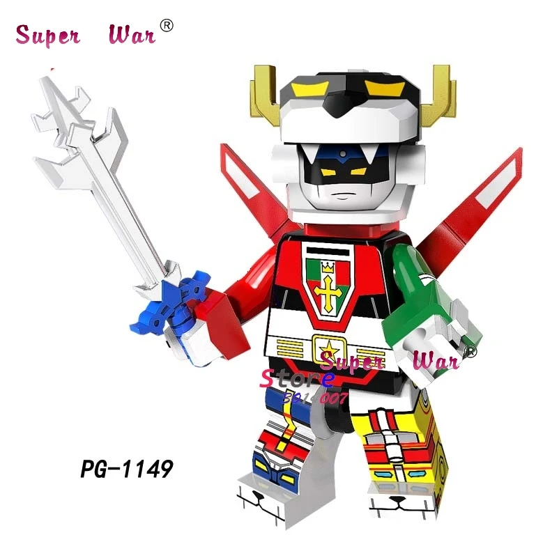 Один фильм Аниме Робот Voltes V Com-battler V Mechander Robo динозавр мазинкайзер мазингер Z Voltron строительные блоки игрушки - Цвет: pg1149