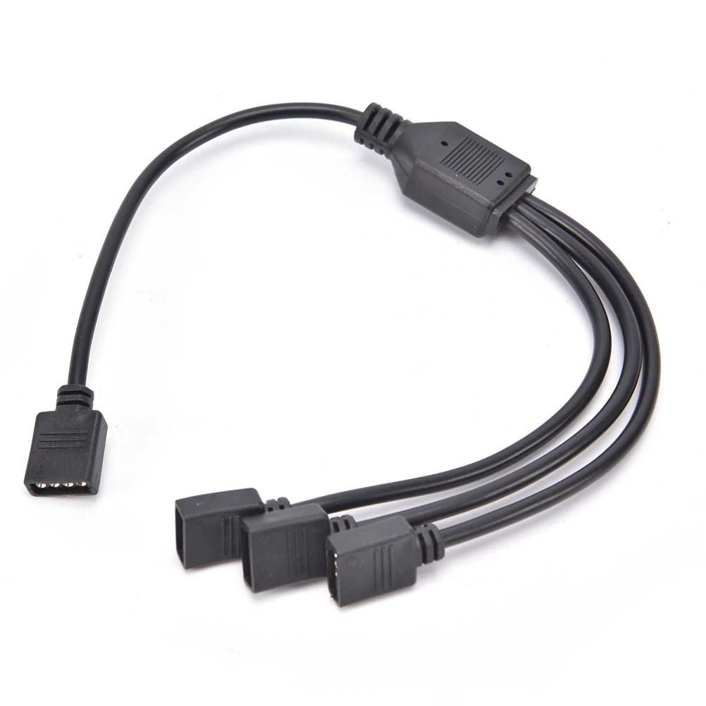 1 1/2/3/4 Порты 4 Pin разветвитель для 3528 5050 RGB светодиодный ленты Женский