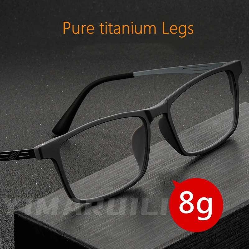 Eyeglasses Frames Eyeglass Frames Square Eyeglasses Myopia Glasses Optical Glasses YIMARUILI Full Frame Large TR90 Eyewear Myopia Hyperopia Optical Prescription Glasses Frame Men Y8883