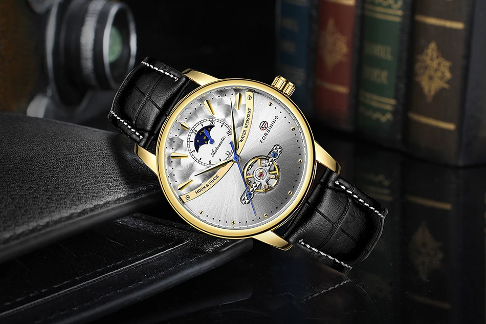 FORSINING Новая мода Tourbillon механические часы лучший бренд роскошный механический автоматический наручные часы для мужчин Relogio Masculino