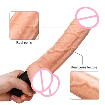 12 Speeds Stretch Dildo Vibrator Masturbation G-Spot Vaginal Stimulator Heating Big Realistic Penis Vibrators Sex Toys for Women 4