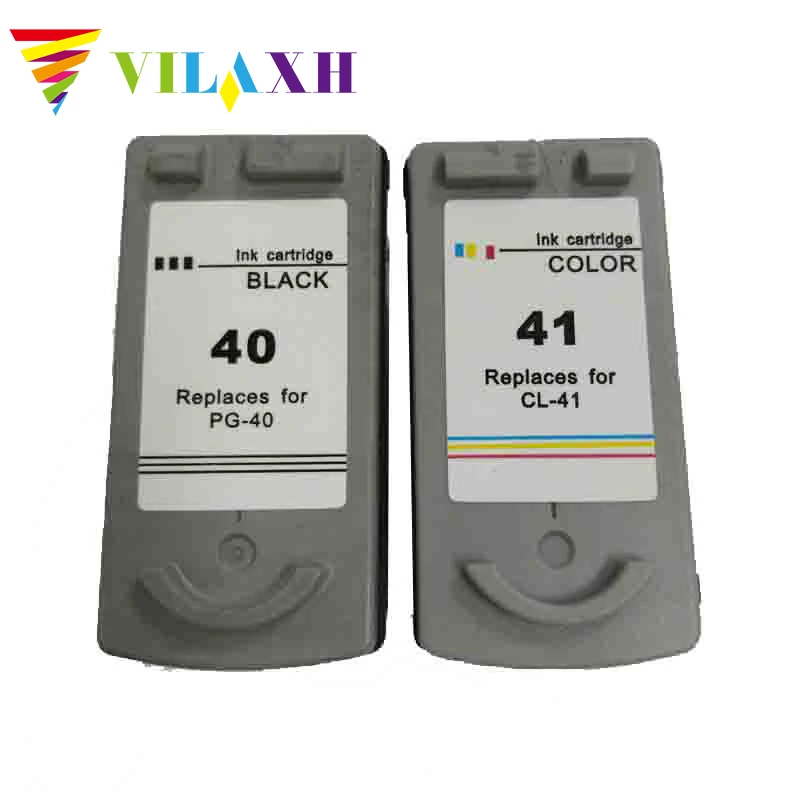 Vilaxh PG-40 cl-41 картридж для принтера 40 CL 41 для Canon Pixma iP2500 iP2600 iP1800 iP1900 MP190 MP150 ip2200 MX310 MX300 ip1700