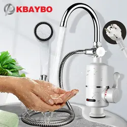 Kbaybo Электрический кухонный водонагреватель коснитесь 3000 WInstant горячей воды кран нагреватель кран Tankless проточный водонагреватель
